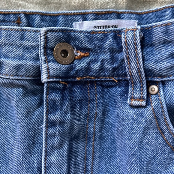 Cotton On cheeky mini denim shorts size 12 - Picture 2 of 6